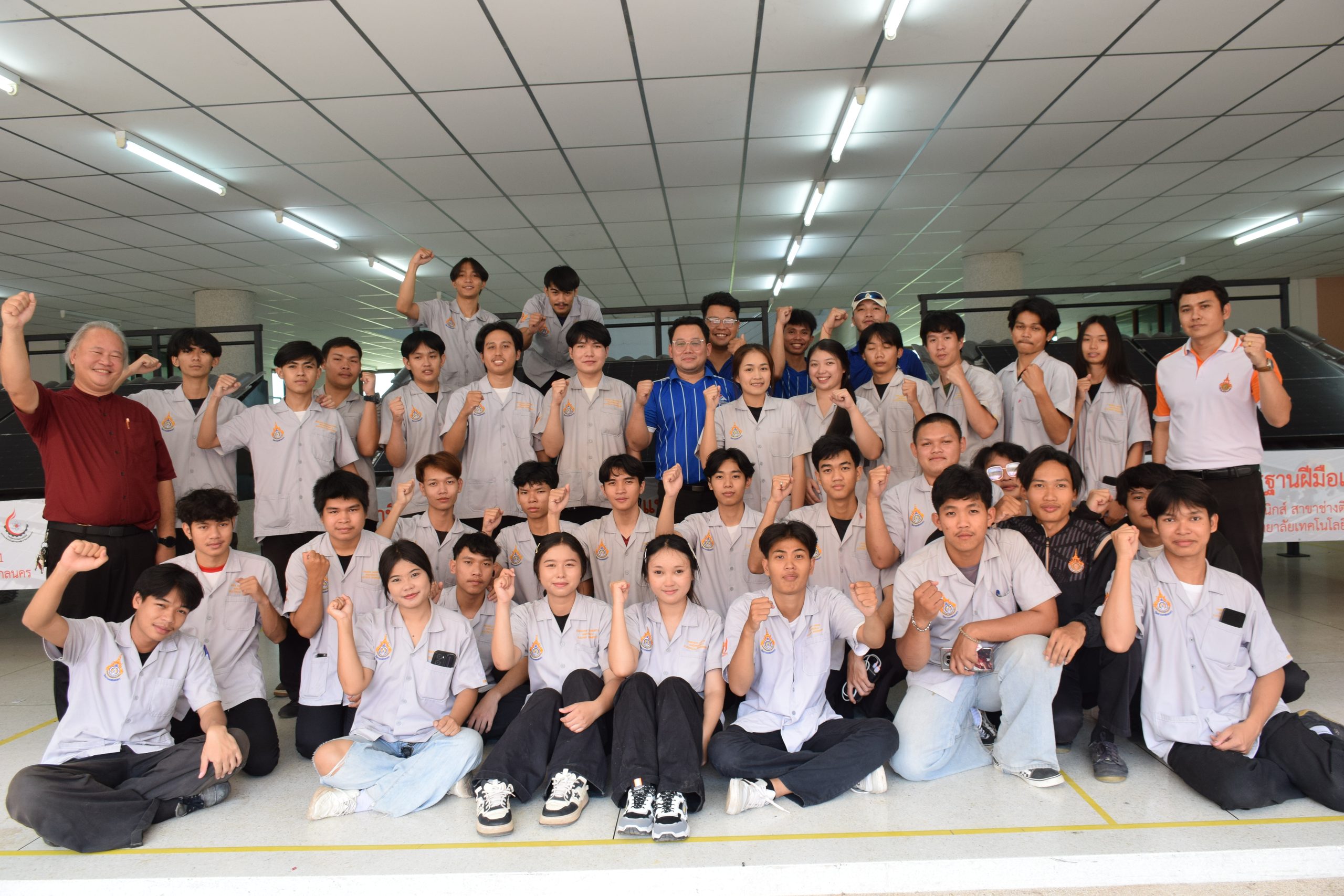 คณะอุตสาหกรรมและเทคโนโลยี จัดโครงการพัฒนาสมรรถนะนักศึกษาร่วมกับสถานประกอบการ ยกระดับทักษะด้านระบบไฟฟ้าและการติดตั้งระบบโซลาร์เซลล์