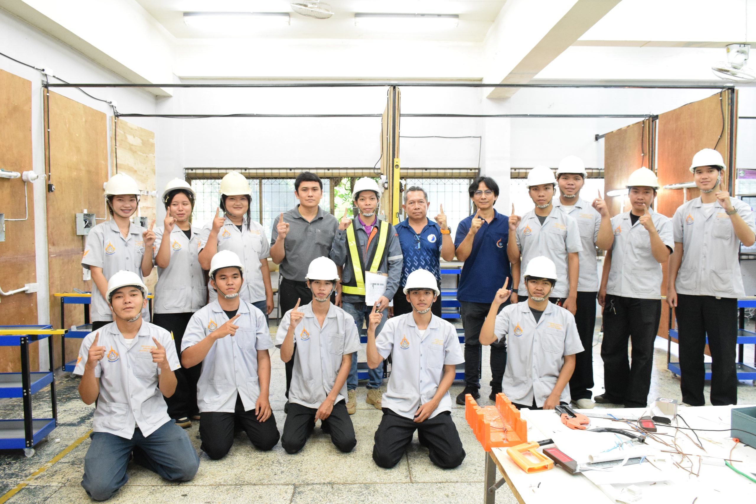คณะอุตสาหกรรมและเทคโนโลยี จัดทดสอบภาคปฏิบัติ สาขาช่างไฟฟ้าภายในอาคาร ระดับ 1 ยกระดับทักษะสู่มาตรฐานฝีมือแรงงานแห่งชาติ